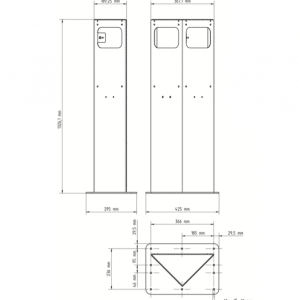 KEBA Standsäule (triangel)