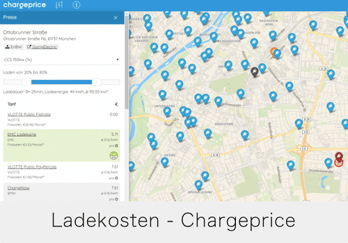 Ladekosten Elektroauto