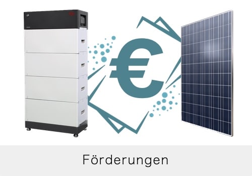Förderungen Photovoltaik & Speicher