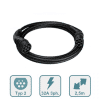 go-e type 2 cable up to 22 kW (Black Edition / 2.5 m)