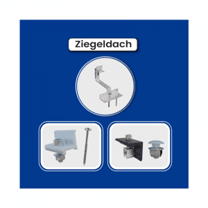 Accessory package for modules to be mounted separately (tiled roof)