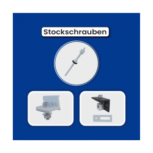 Accessory package for modules to be mounted separately (hanger bolts)